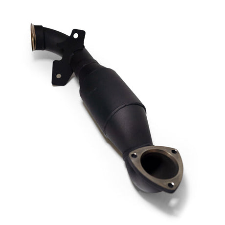 black ceramic coated downpipe