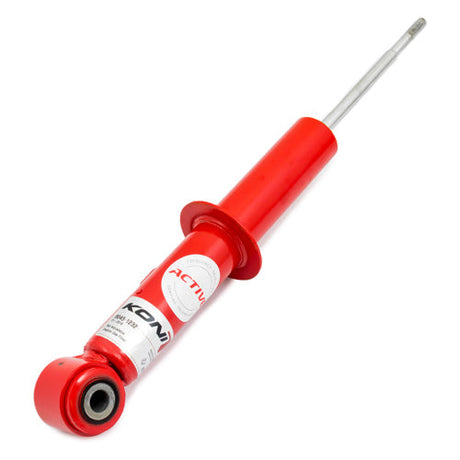 a red Koni MINI R56 suspension damper