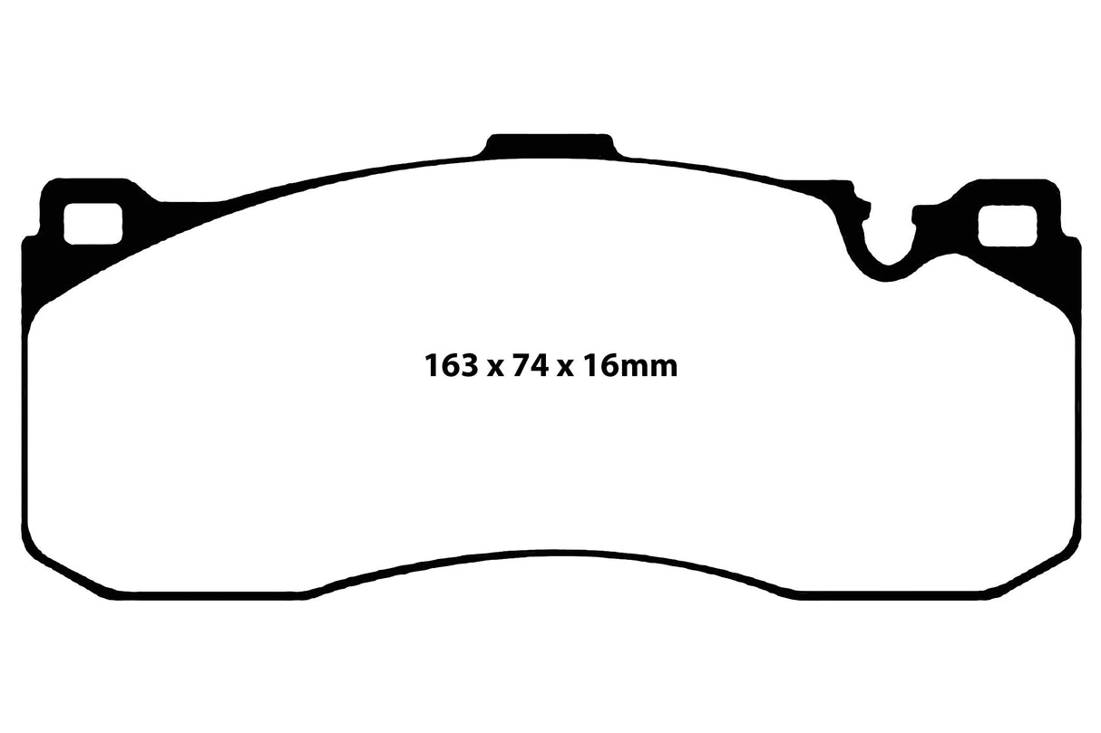 EBC Yellowstuff Front Brake Pads - GP2