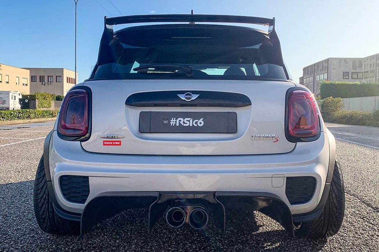 RSI C6 F56 MINI Rear Diffuser - Challenge Edition - Fibreglass & Carbon