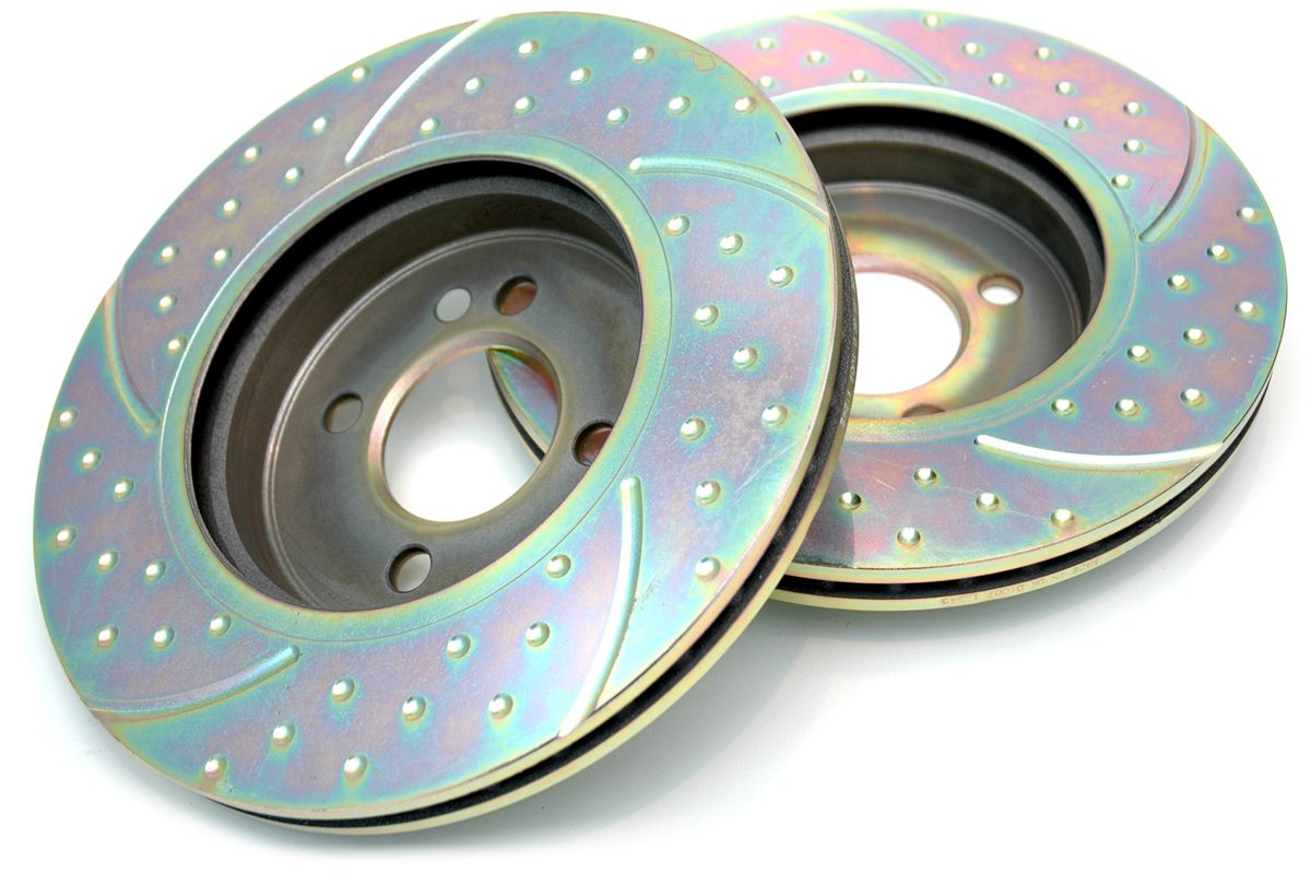 EBC Front Brake Discs Drilled and Grooved For MINI (Gen 1) | Lohen MINI