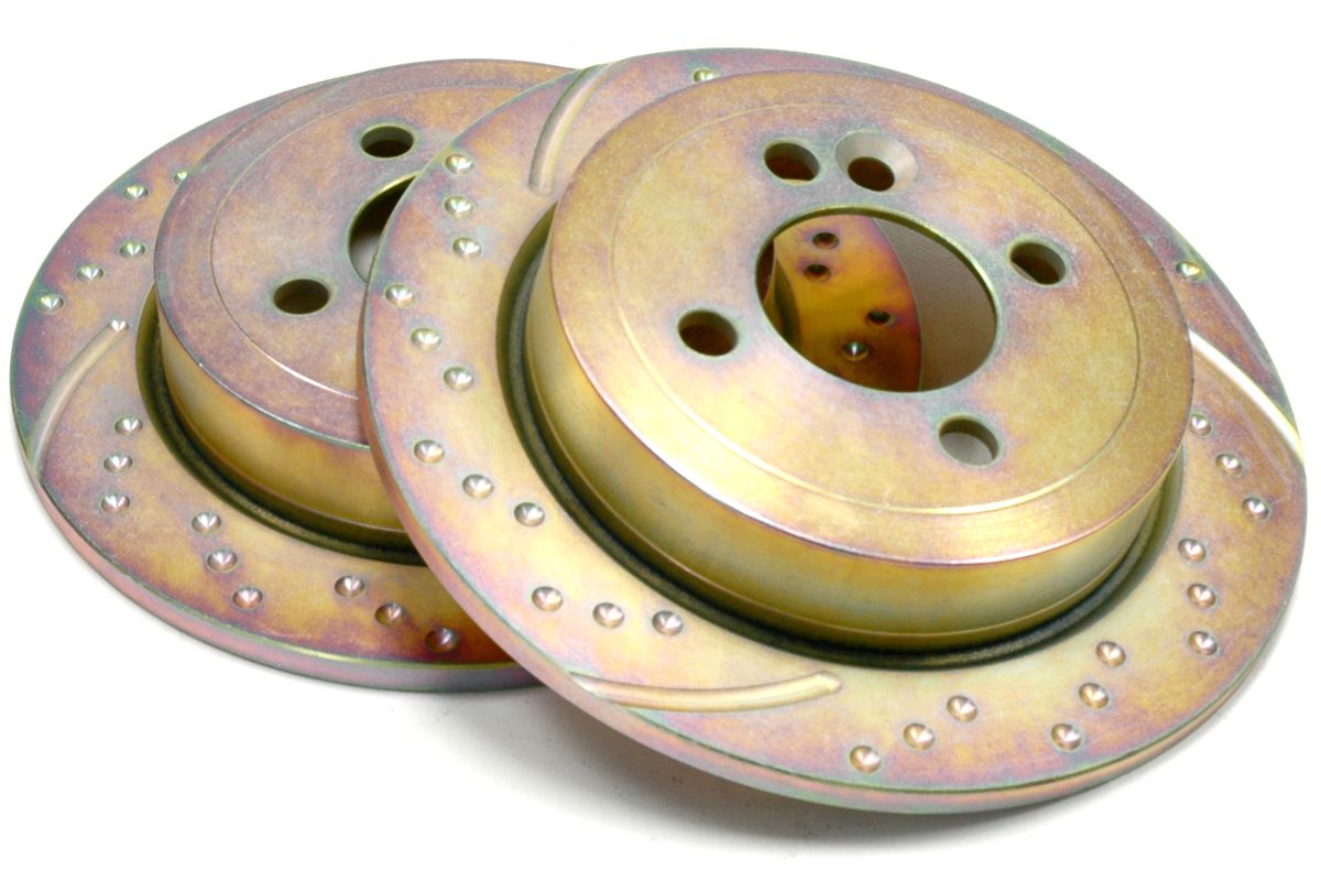 EBC Drilled & Grooved Rear Brake Discs for Gen 1 MINI | Lohen MINI