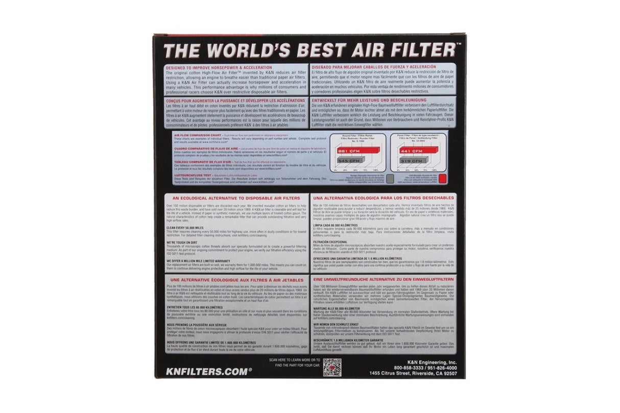 K&N B38-B48 MINI Cooper S & JCW Performance Air Filter