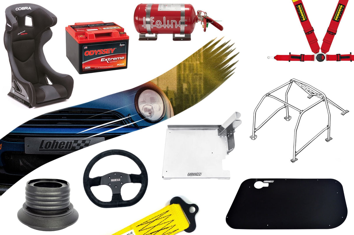 Lohen Safety Kit - A Package To Make Your MINI Track & Race Ready