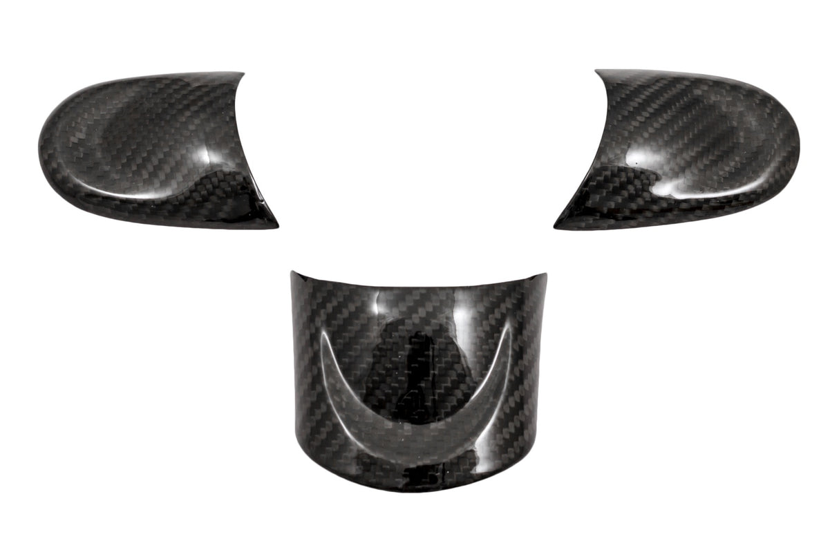 RSI C6 Carbon Fibre Steering Wheel Trim Covers For Gen 2 MINI's