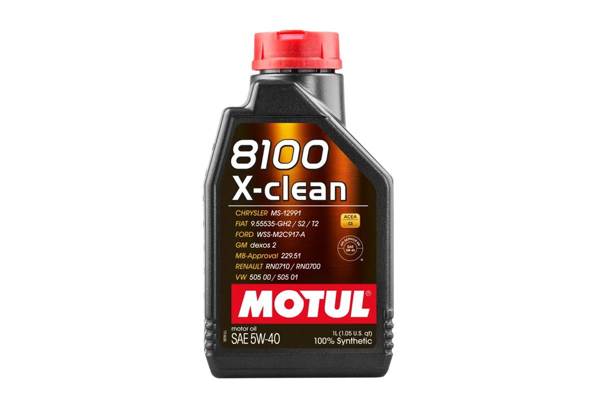 MOTUL 8100 X-CLEAN 5W40 ENGINE OIL