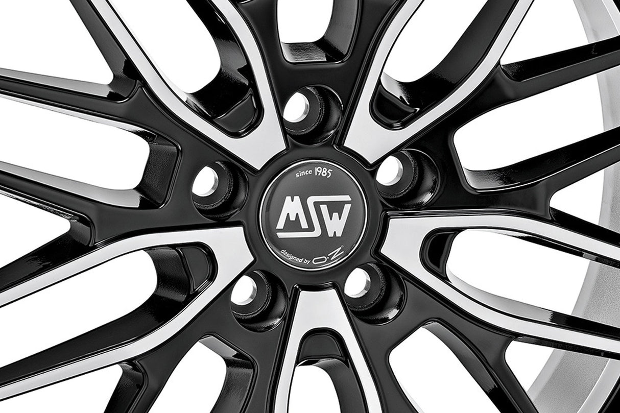 OZ MSW 72 Gloss Black Wheels For MINI