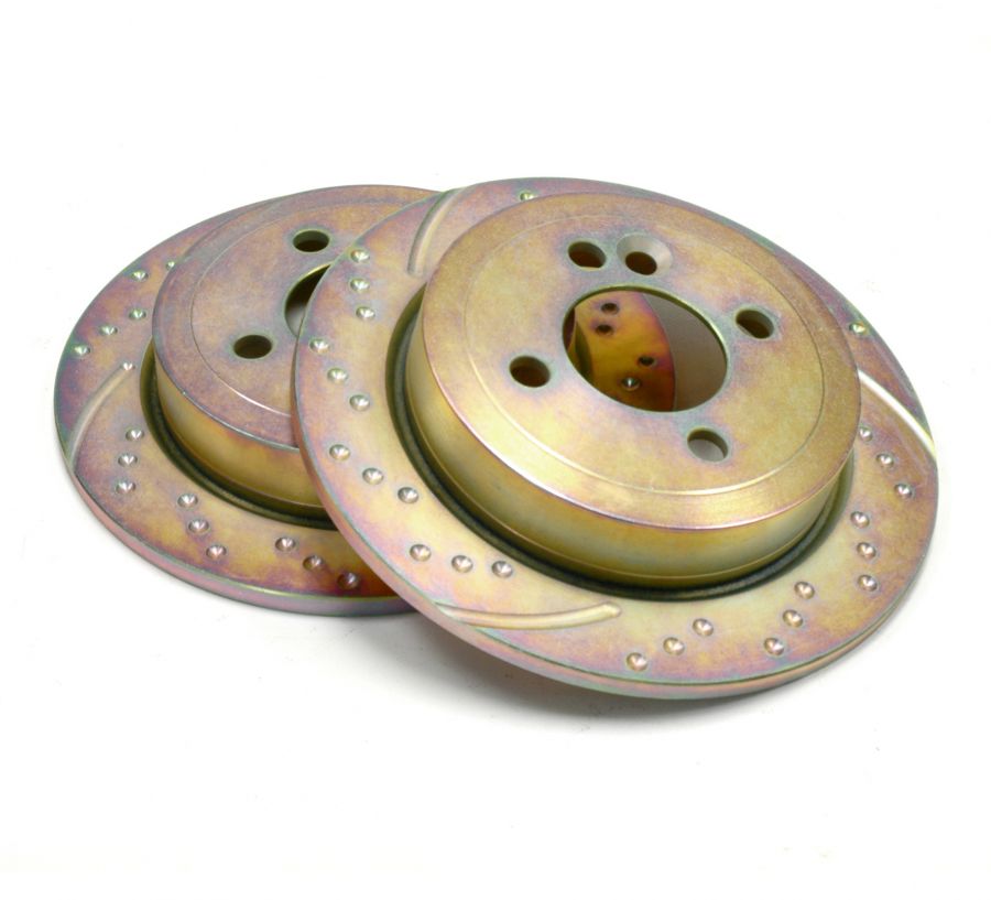 EBC Brake Discs - Rear - Drilled & Grooved - MINI (Gen 2) | Lohen MINI