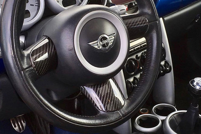 R53, Carbon Fibre, Steering Wheel, Trim Covers