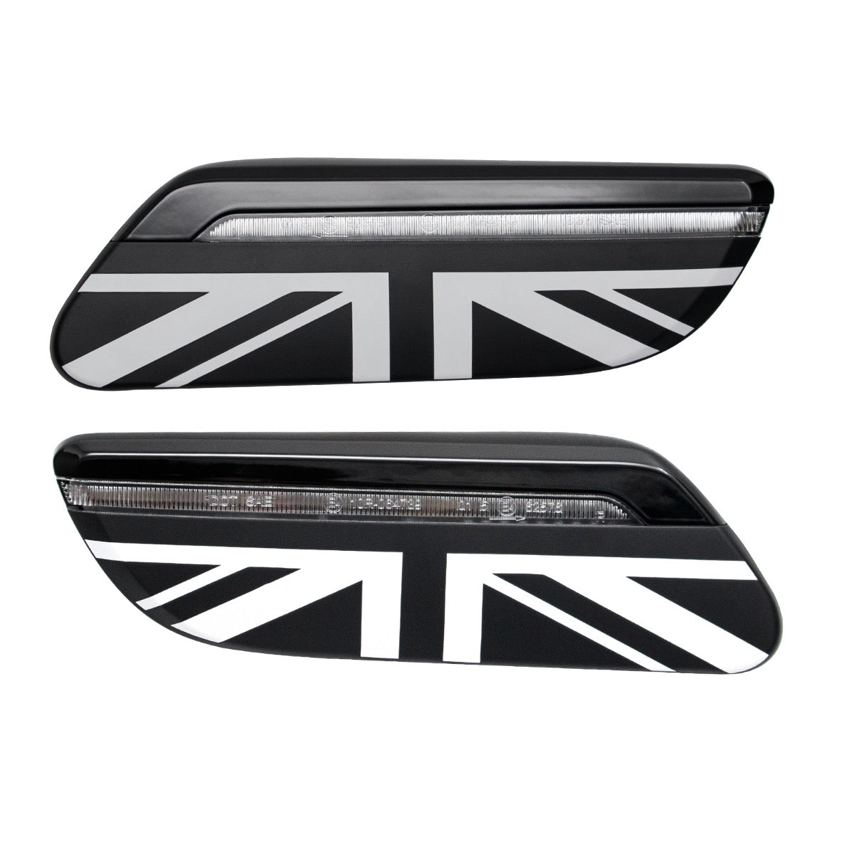 Dynamic Side Repeater with Dark Union Flag and Clear Lens